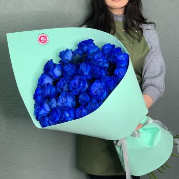 Букеты из синих роз (Эквадор) артикул  174800