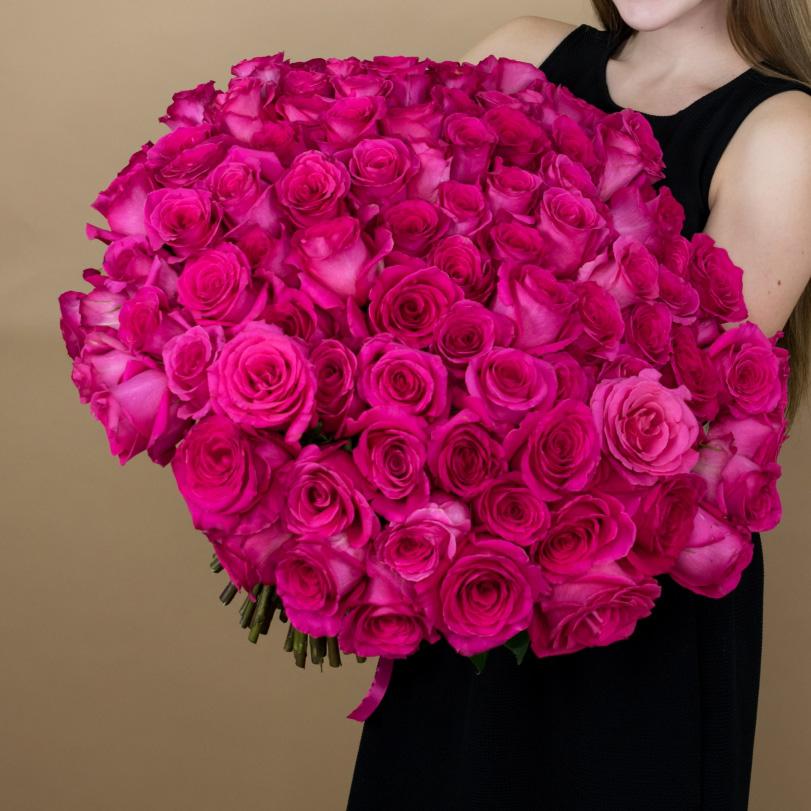 Букеты из розовых роз 40 см (Эквадор) (код товара: 82384)