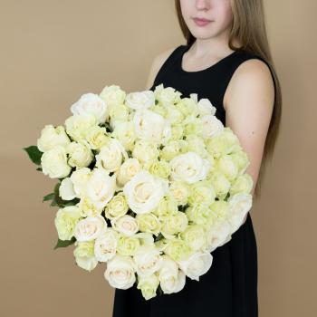 Букет из белых роз 75 шт. (40 см) [код  84512]