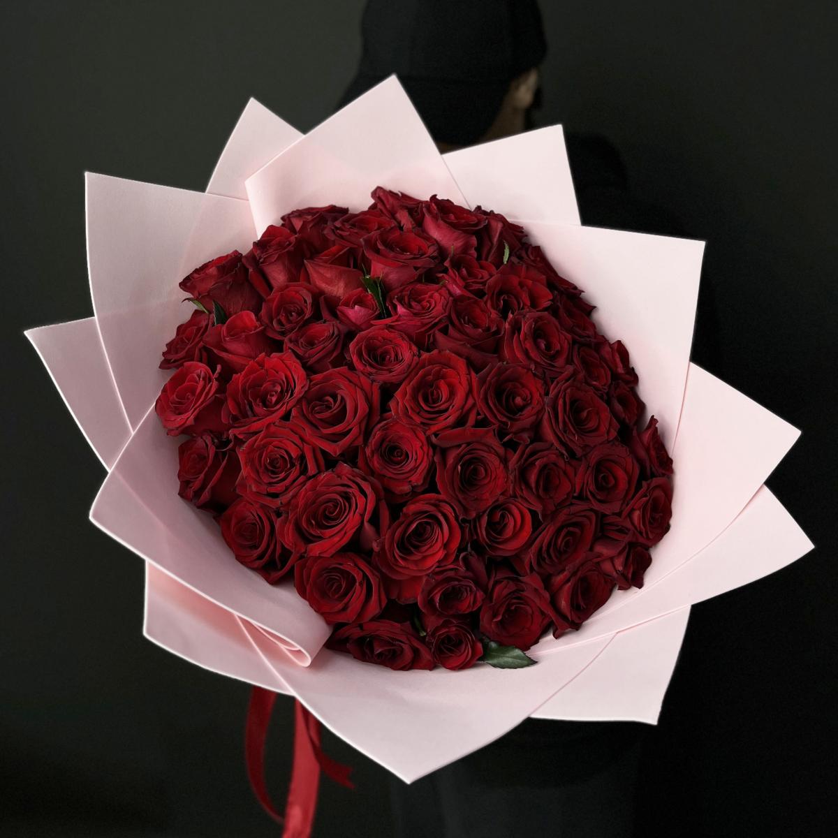 Розы Эквадор 40 см (Красный)